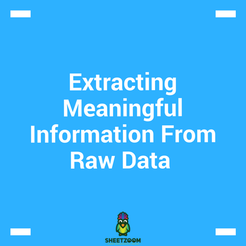 Extracting Meaningful Information From Raw Data – An Example Of Using Sales Data To Get Meaningful Insights